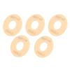 5PCS Cream+Gold Letter Toggle Switch Washer Plastic Guitar Switch Ring  Electric Guitar