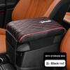 Pu Leather Car Armrest Pad Cover Auto Center Console Box Cushion Mat Storage Bag