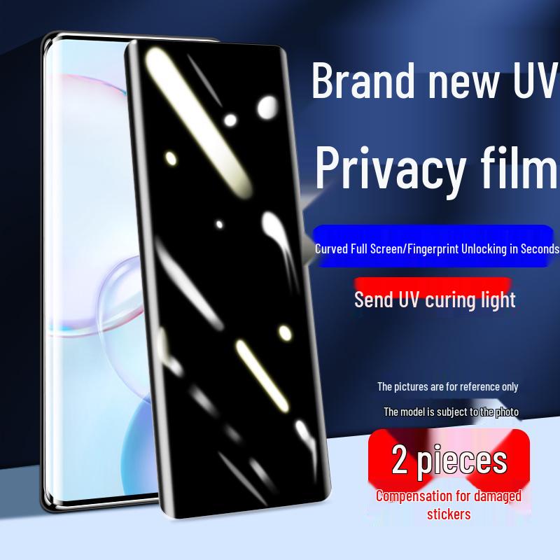 Honor 50 Pro Anti-Peep UV Curved Tempered Hydrogel Screen Protector