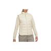 Nike Gilet Imbottito Donna con Stampa Logo, Zip, Collo Alto Caldo, Bianco DR1591-206