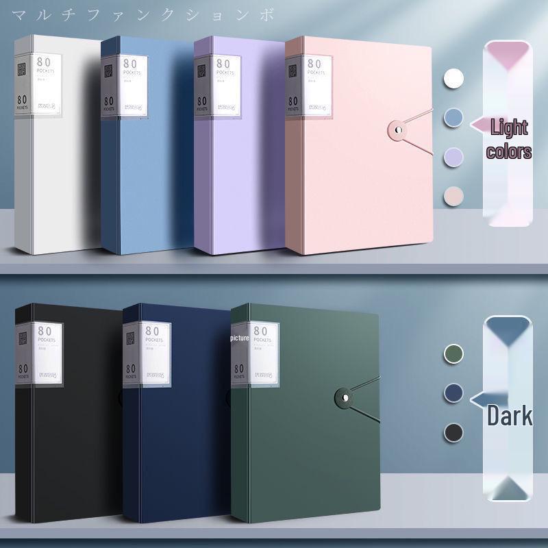 Colored A4 Document and Exam Paper Storage Folder for Elementary Students