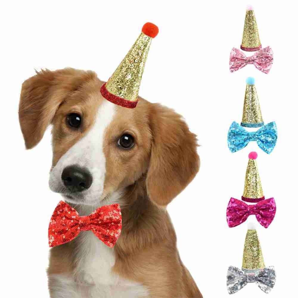 

Fashion Cat Accessories Bowknot Birthday Dog Hat Pet Headband Pet Cap Puppies Party Bow