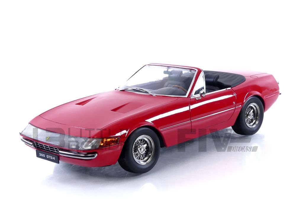 Scale Ferrari 365 GTB Spider Open 1969 Red 1/18 (KKDC180611)