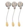 3 buc. Comutator lampă ventilator de tavan, rezistent la rugină, de schimb, comutator cu lanț de tragere pentru lumină de tavan, 250V 125V