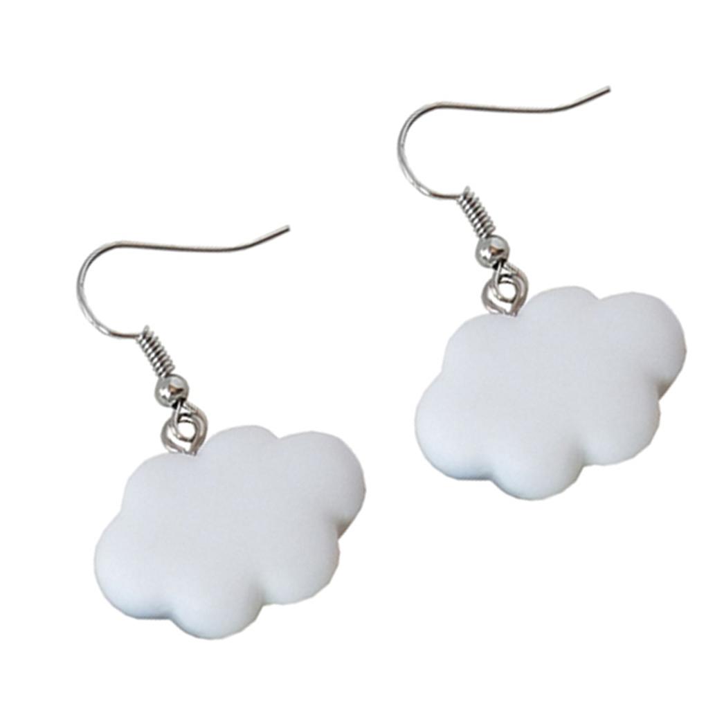 Damen Form Ohrringe Mädchen Harz Ohrhaken Legierung Stecker Ohrring Schmuck Feiertag Geburtstagsgeschenk