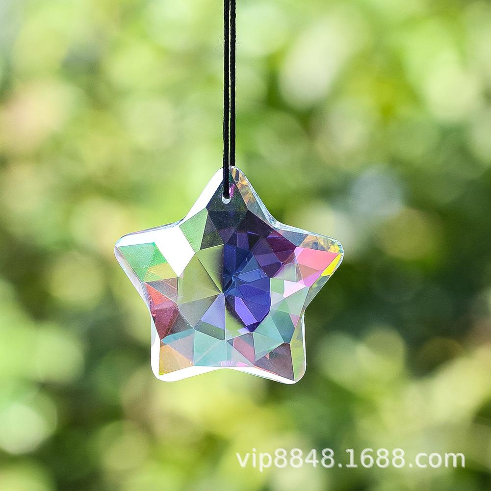

Стеклянный Хрустальный Подвеска Пятиконечная Звезда One Size