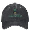 Kingdom Of Saudi Arabia In Arabic Calligraphy Denim Baseball Cap Tree Trucker Hat Summer Unisex Unisex Sun Protection Baseball Caps