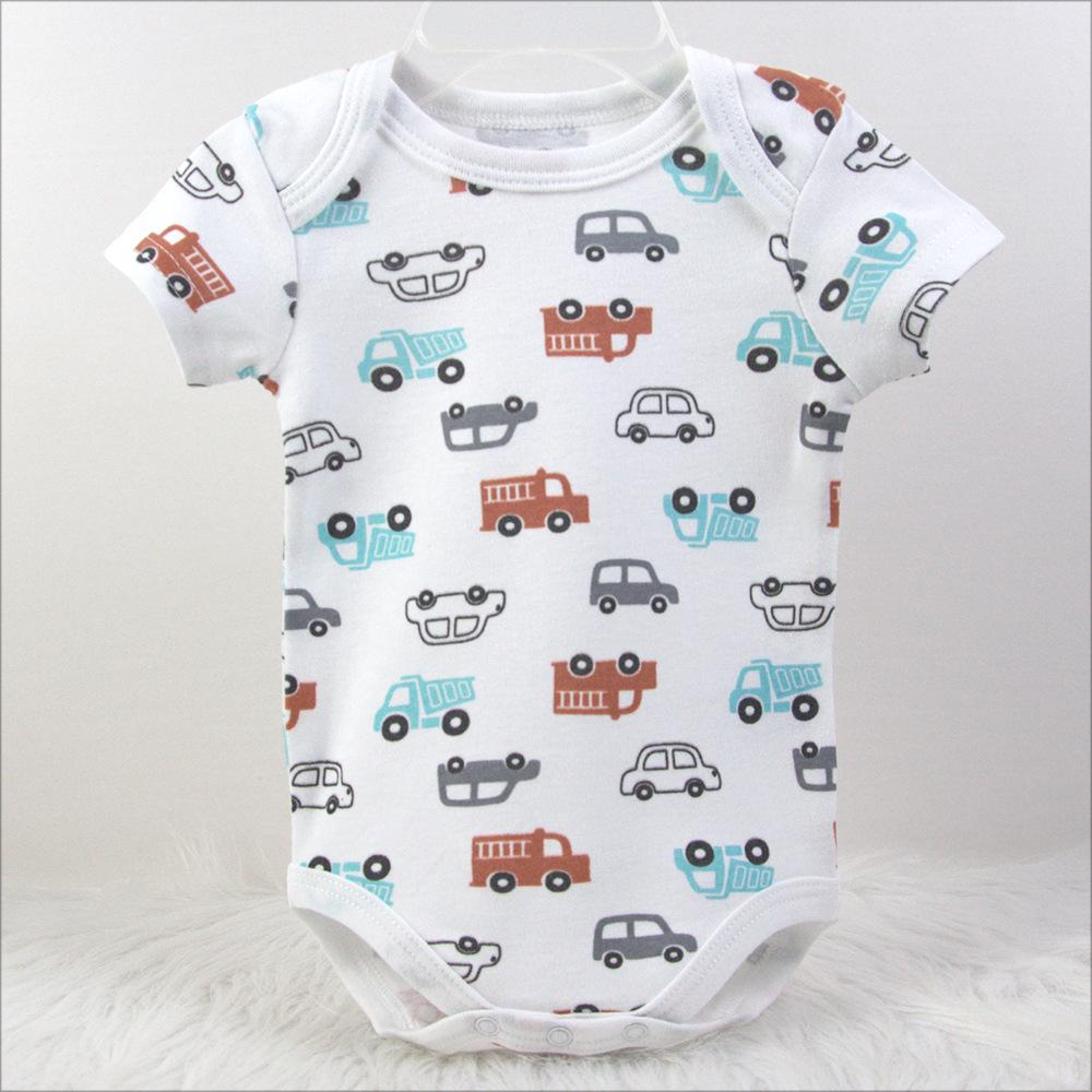 Nieuwgeboren Katoenen Driehoek Baby Bodysuits om te Kruipen