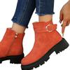 Women's Casual Side Zipper Boots - Flattering Versatile Boots for Fall and Winter