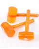 Transparenter Gummihammer mit Holzgriff - Kostenloser Versand