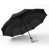 11 Bone Automatic Umbrella Vinyl Folding Weather and Rain Umbrella UV Protection Parasol Custom Sun Umbrella Portable