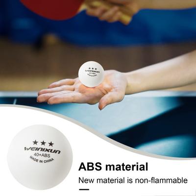 10Pcs White/Yellow 3-Star Table Tennis Balls High-Performance Ping-Pong Ball Set for Indoor/Outdoor Table