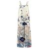 Women's Casual Jumpsuit Sleeveless Fashion Floral Print Jumpsuit
