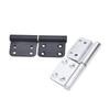 2PCS Aluminum door black flag hinge detachable 4 inch kitchen door hinges flag removable hardware toilet door removable hinge