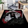 1pc Hellsing Carpet Anti Slip Polyester Floor Mat for office.Bedroom