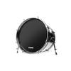 EVANS BD22RB-NP 22" EQ3 Resonant Smooth Black Bass Drum Head (No Soundhole, 7.5mil + 10mil Ring)
