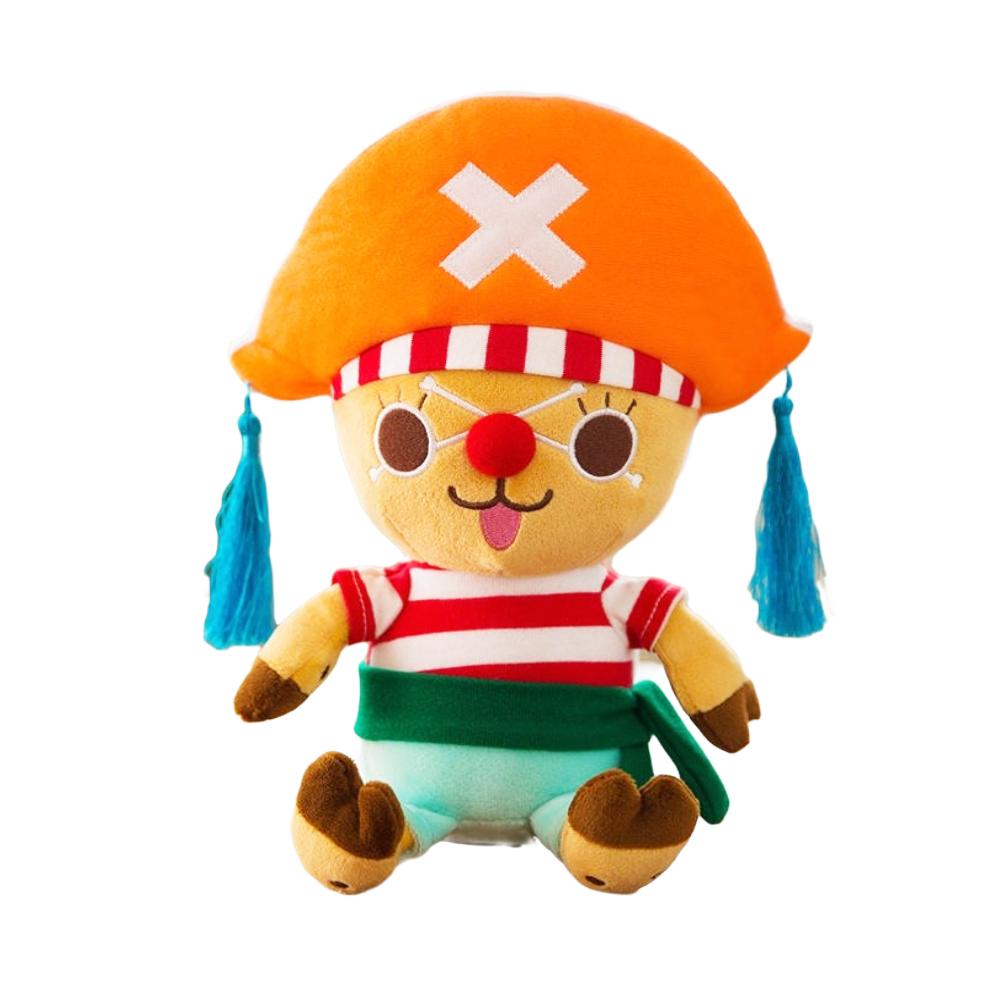 14-20cm One Piece Japan Anime Plush Toys Luffy Chopper Ace Figure Stuffed Dolls Cute Cartoon Doll Children Xmas Gifts