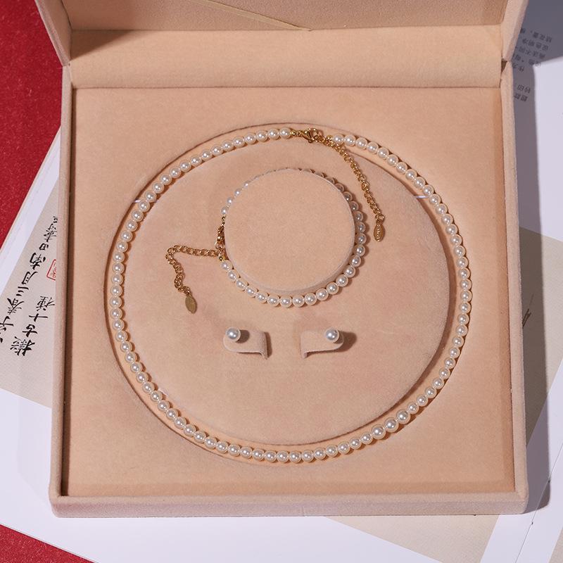 Elegante Collana di Perle di Conchiglia Profonda - Perfetto Regalo per la Festa della Mamma