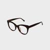Ilsamsaemem Cat'S Eye Over-Shaped Acetate Brown M000878