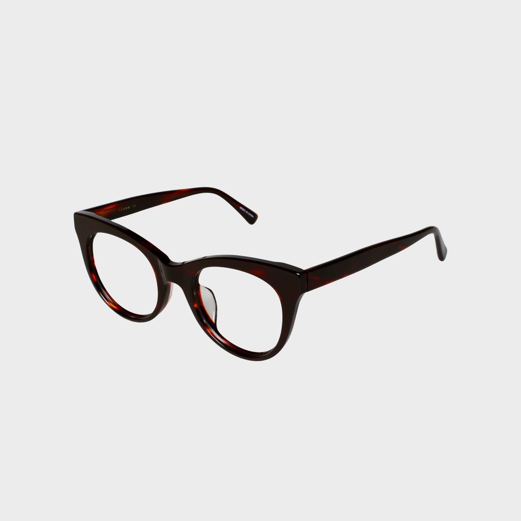 Ilsamsaemem Cat'S Eye Over-Shaped Acetate Brown M000878