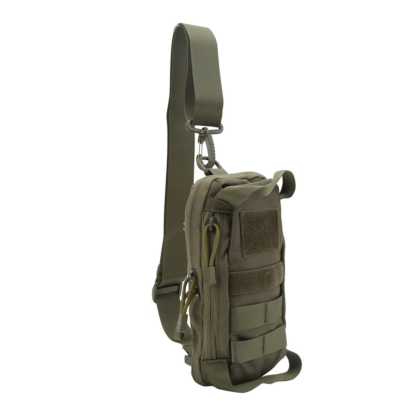 

Molle Backpack Pouch Bag Waterproof Military Sing Pack Bag Sling Summer Bag for Outdoor Hunting армія зелений колір