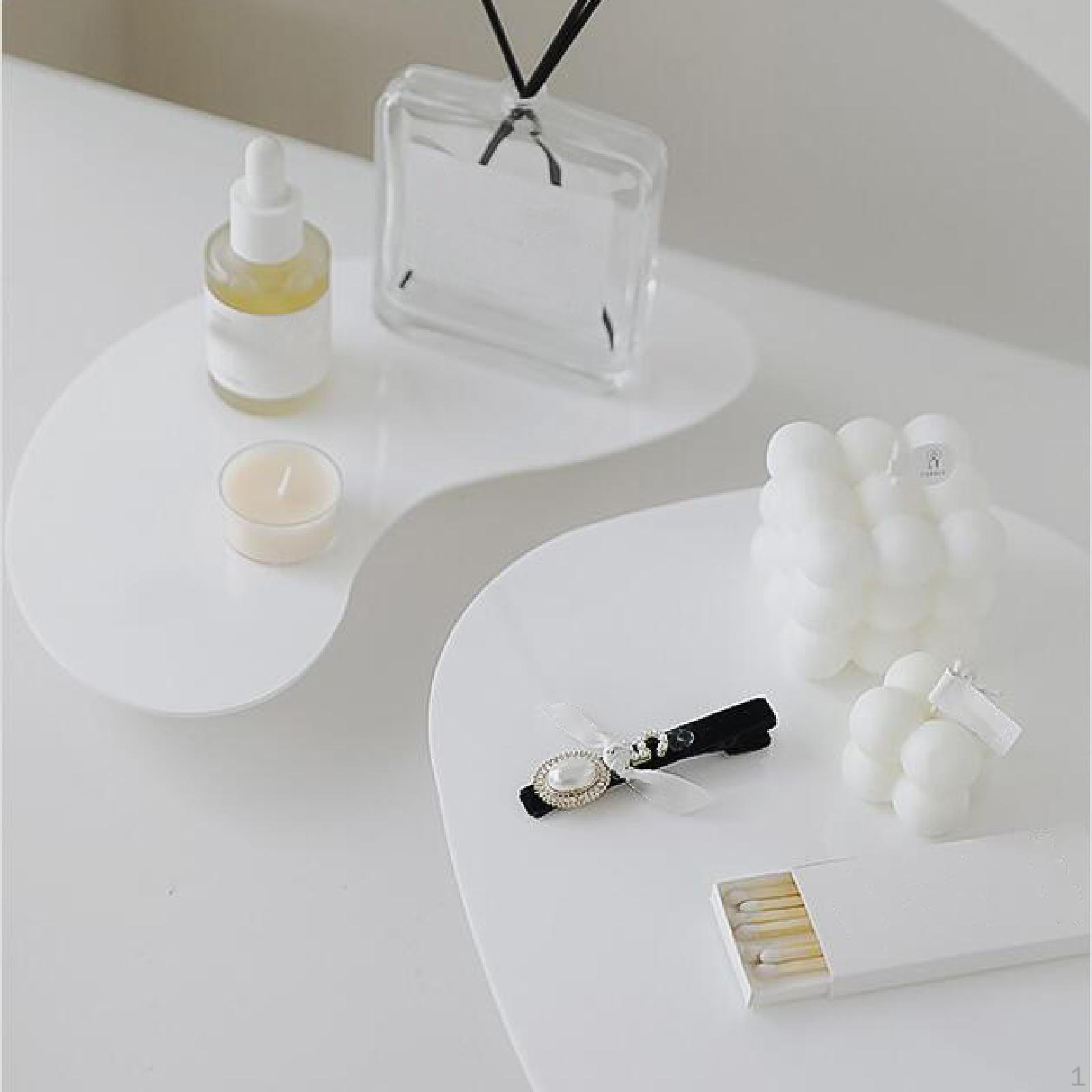 

Акриловый декоративный поднос для ювелирных изделий, настольный органайзер для хранения косметики Style B