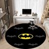 1pc Batman Signal Office Round Area Rug, Under Office Chairs Bedroom Living Room Home Decor, Room Deco, Available in Various Sizes