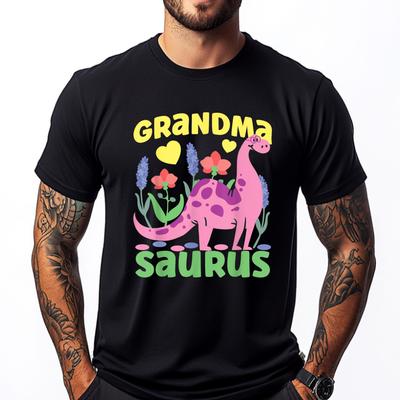 Grandma Saurus Dinosaur For Funny Grandmother Harajuku T Shirt Homme Easter Day