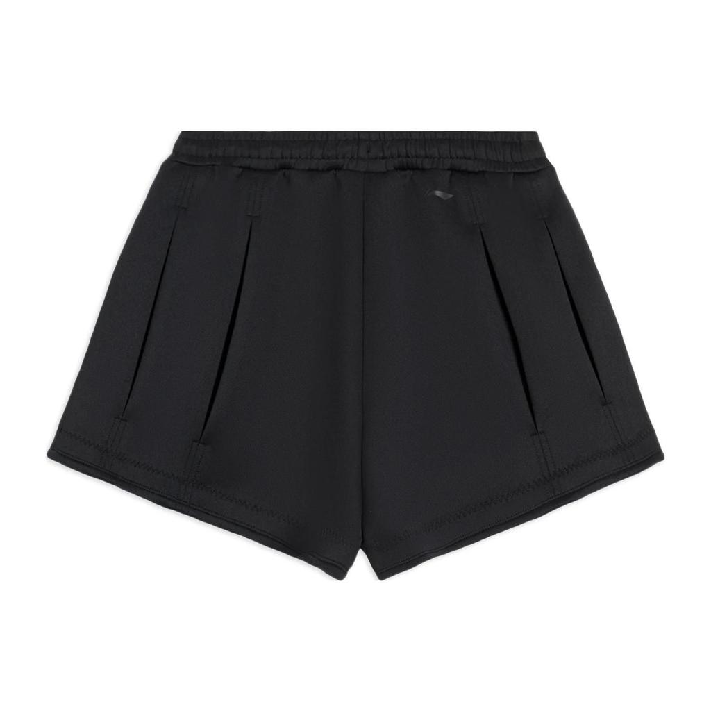 Li Ning CF X Haizhenwang Designer Collaboration SS22 Loose Sports Shorts Women Shorts Black AKSSB74-1