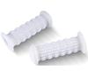 [D's Strano] Non-Piercing Classic Grip Universal Bike Motorcycle Custom Dress Up (White)
