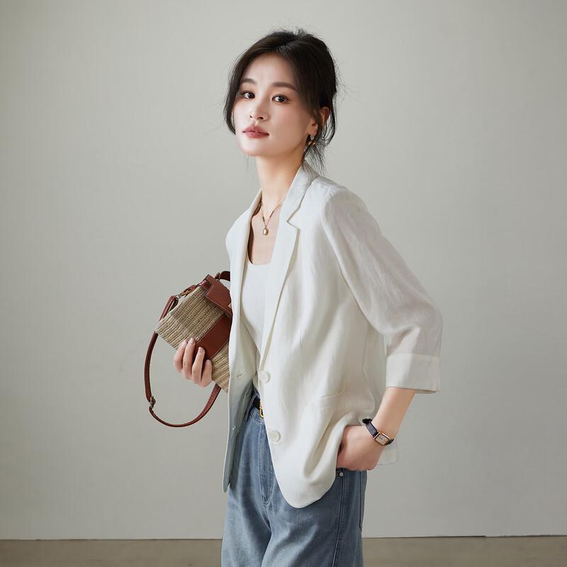 SOFSIL Women s Relaxed Fit Blazer M