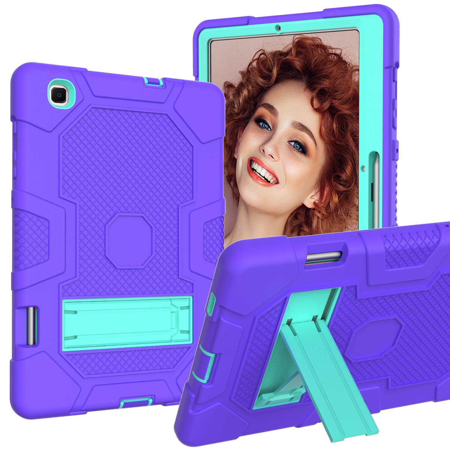 

Silicone Tablet Protector for Tab S6 Lite 10.4 (P610/P619) - Three-Layer Anti-Drop Case 10.4 inch красный/ярко-розовый