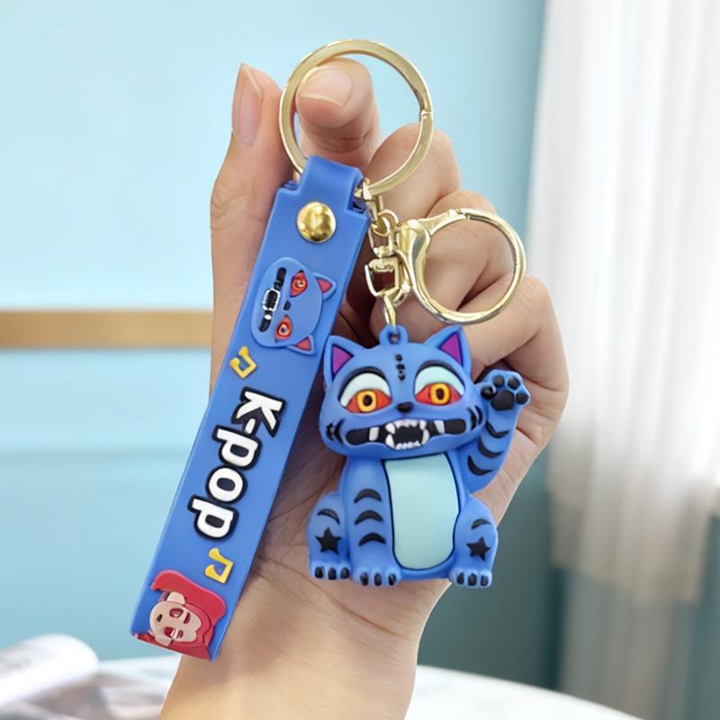 Kpop Demon Hunter Birthday Party Favors Gifts Keychains Kpop Anime Fans Backpack Charms Keyring New Year 2026 Christmas Gifts