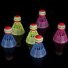 10Pcs/pack Badminton EVA Rainbow Head Nylon Badminton Feather Badminton Set for Game Sport Entertainment, Random Color