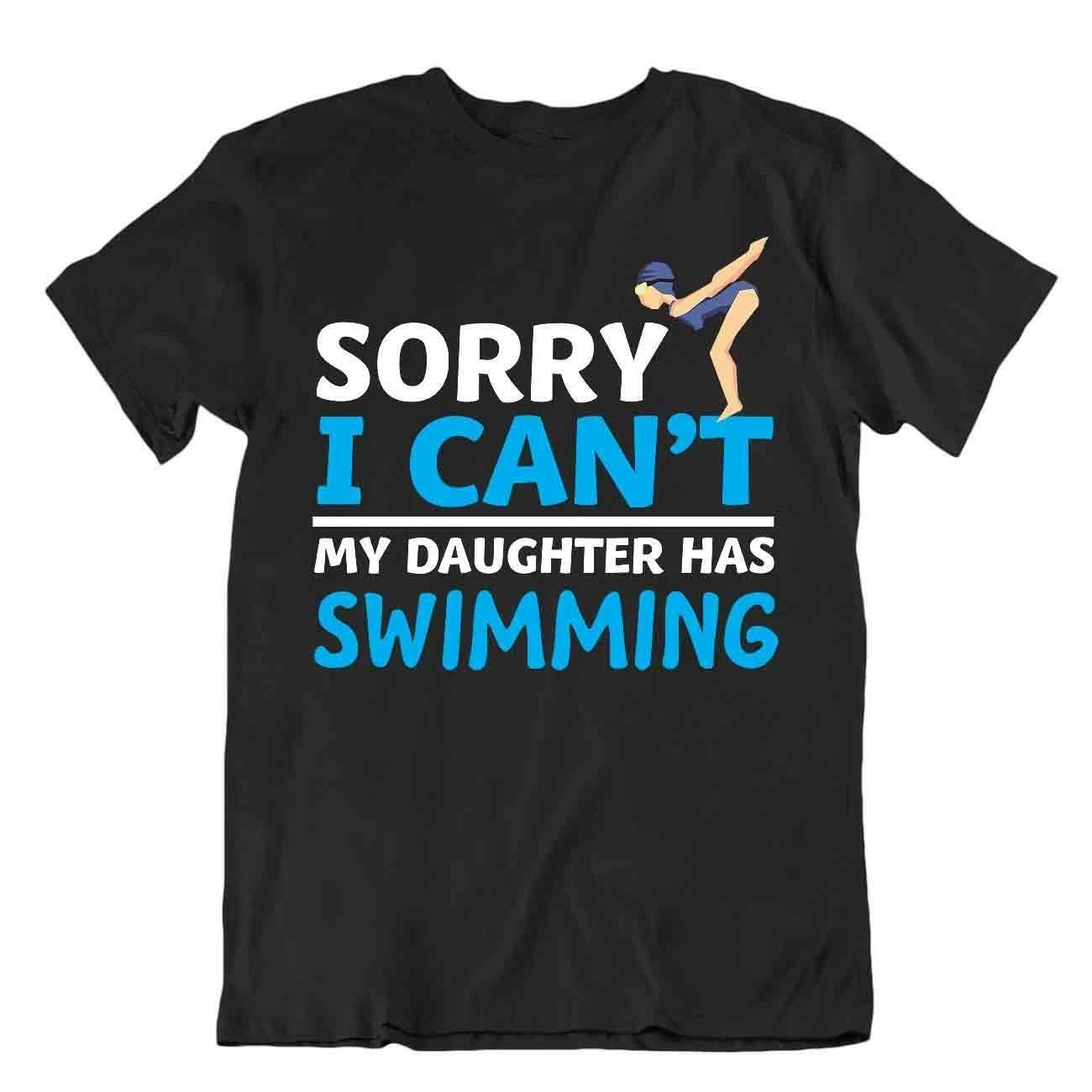 Swimming Family Tshirt Proud Mom Tee Sporting Hobby Fitness Shirt M