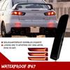 GTINTHEBOX Smoked Lens Led Rear Bumper Reflector Brake Tail Light With Sequential Turn Signal Lamps And Strobe Brake Lighting For Mitsubishi Lancer,