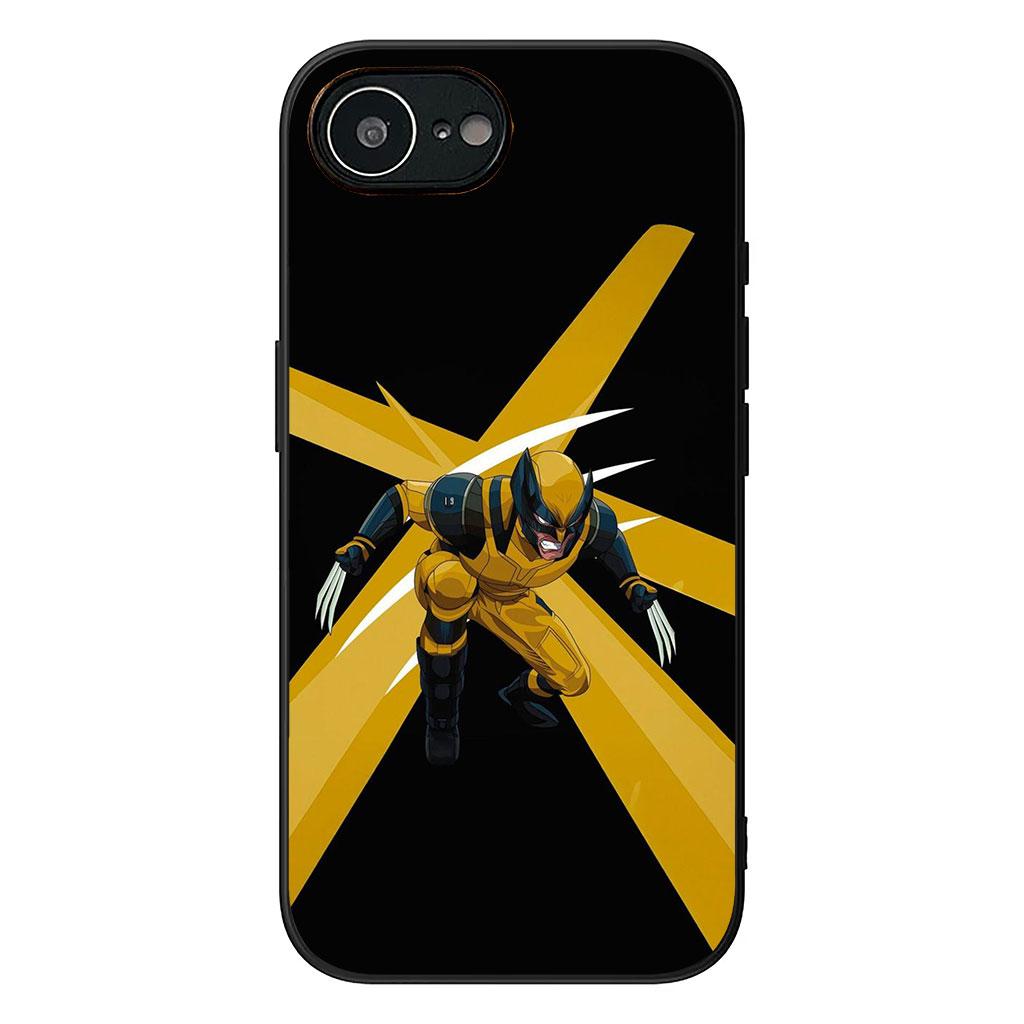 X Men Marvel Wolverine Xmens Casing Phone Cover for Apple iPhone 16 15 14 11 Pro Max 7 8 Plus SE2 SE3 SE 2022 2020 Case
