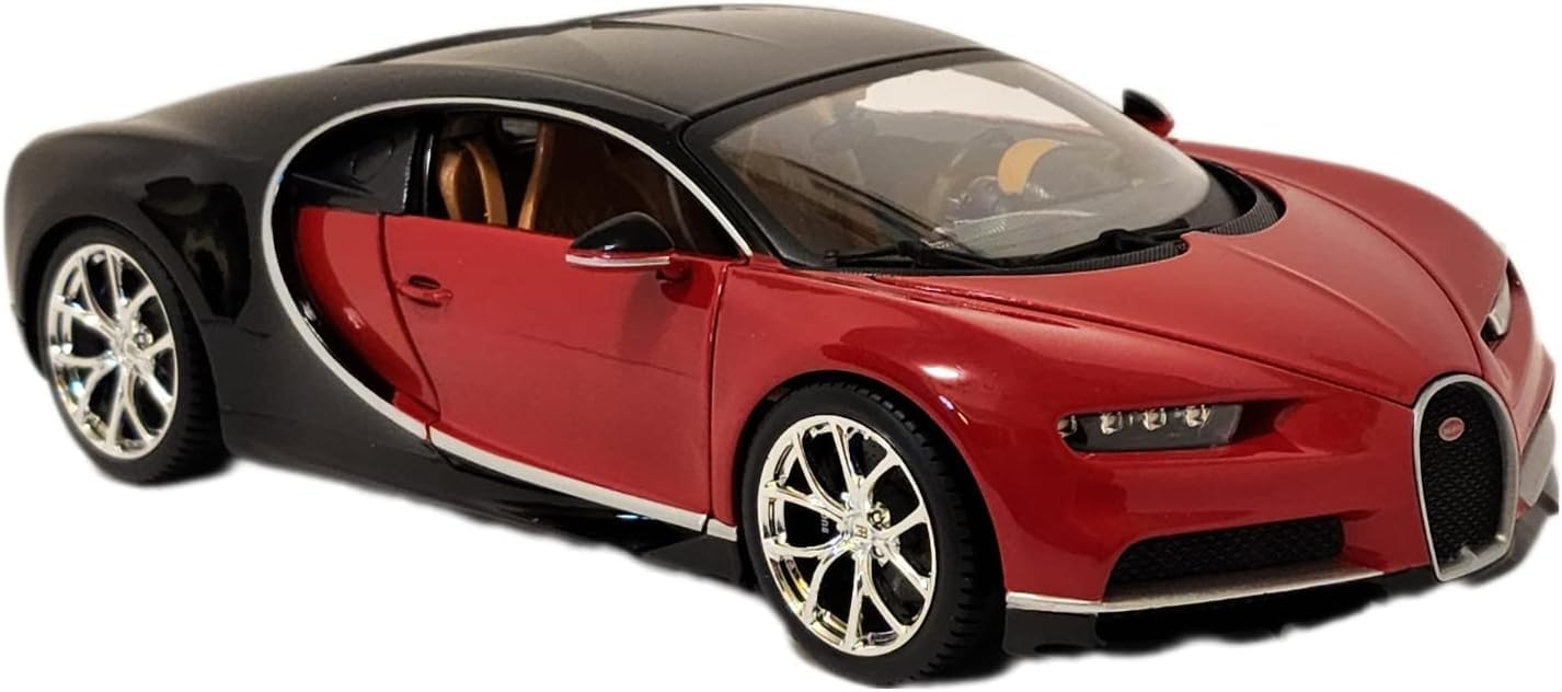 

Maisto 1/18 Scale Bugatti Chiron Red Diecast Car Special Edition Series