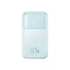 Powerbank Baseus Comet Series with Display 10000mAh 22.5W - Blue + USB-A To USB-C Cable 0.3M - White