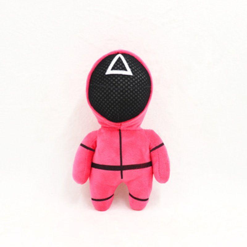 Red Squid Game Guard Worker Staff Plush Toys Front Man 001 456 218 Stuffed Doll