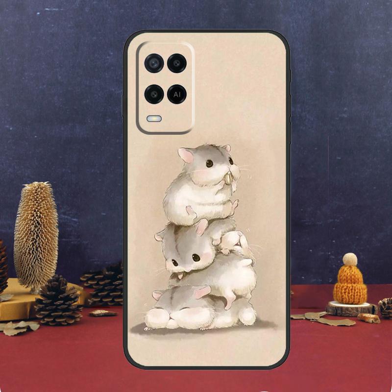

Чехол для хомяков для Oppo A80 A60 A40 A78 A98 A58 A38 A18 A54 A74 A94 A96 A76 A16 A15 A17 A57 A5 A6 Pro OPPO A18 4G