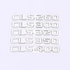 AASV1 3D gloss black silver ABS Fit for Mercedes-Benz new letter CLS260 CLS300 CLS320 CLS350 CLS400 digital sticker rear badge