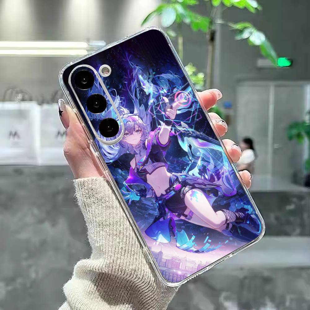 H-Honkai Silver Game Wolf Phone Case For Samsung Galaxy A91,80,73,72 ,71,53,52,32 ,31,22,21s,20,Transparent Case