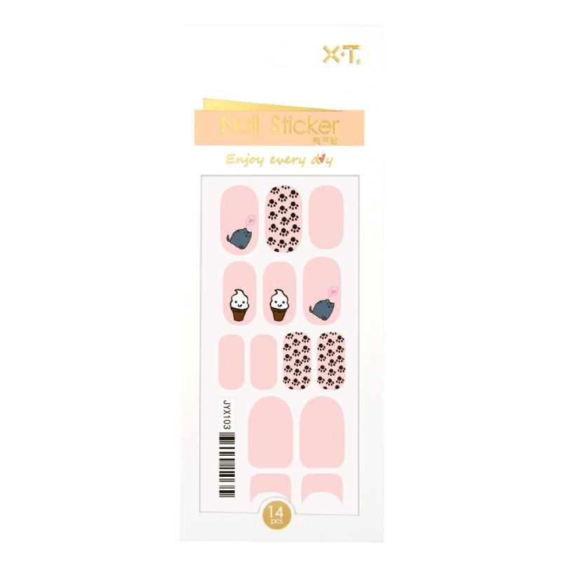 Gradient Color Nail Stickers, Small Flowers, Fresh Nail Polish Film Stickers, DIY Exquisite Full Nail Polish Film Stickers, Manicure Stickers