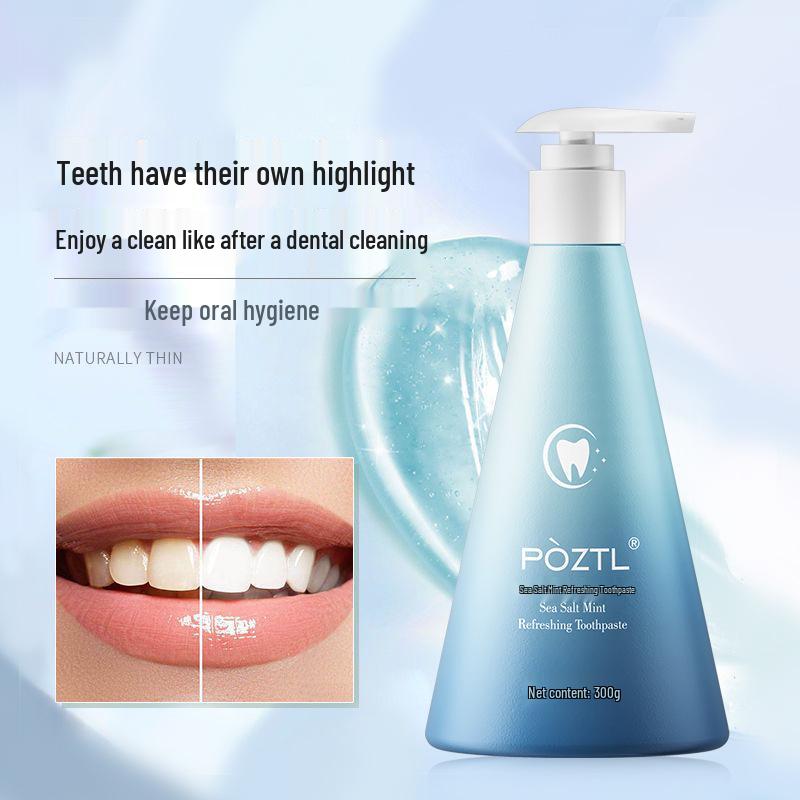 Bo Ziting Lan Baking Soda Fluoride Toothpaste: Fast-Acting, Fresh Gum Protection, Strong Teeth Whitening for Adults and the Whole Family.