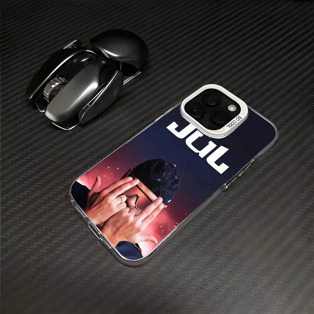 Rapper J-JuL C'est Pas Des Lol Phone Case For iPhone 17 Air 16e 15 14 13 12 11 Pro Max Plus Mini SE Matte Back Silver Cover