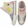 Converse 1970s Chuck Taylor All Star Lace-up High Top Espadrille Women's Floral Yellow Purple