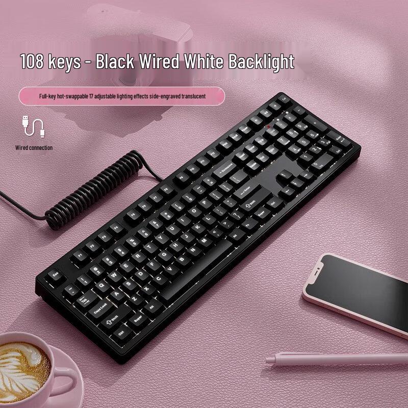 

Qisha Mechanical Keyboard Set for Office & Gaming