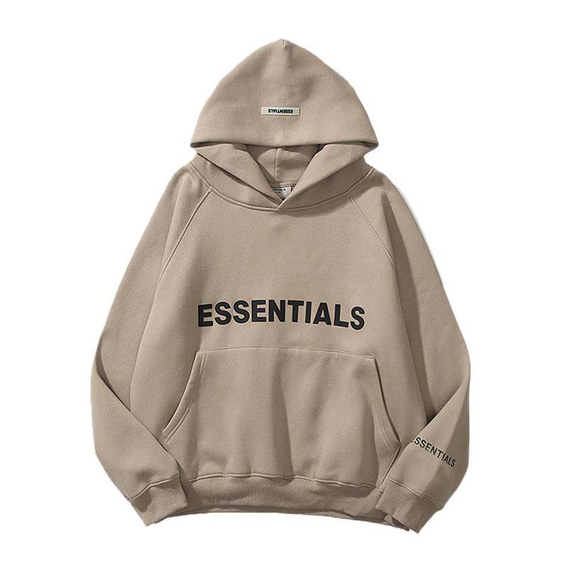 

Trendy Unisex Plus Velvet Double Line Lettering Hoodie M