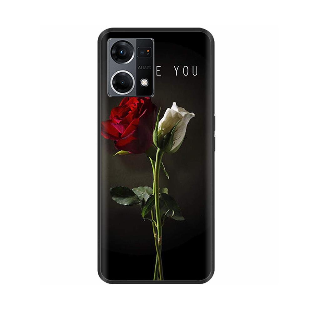 

Чехол для Oppo Reno7 4G Чехол Reno7 Силиконовый Мягкий Ударопрочный ТПУ Задние крышки для OPPO F21 Pro Reno 7 4G Чехол Черный Бампер Fundas Oppo Reno7 (4G)